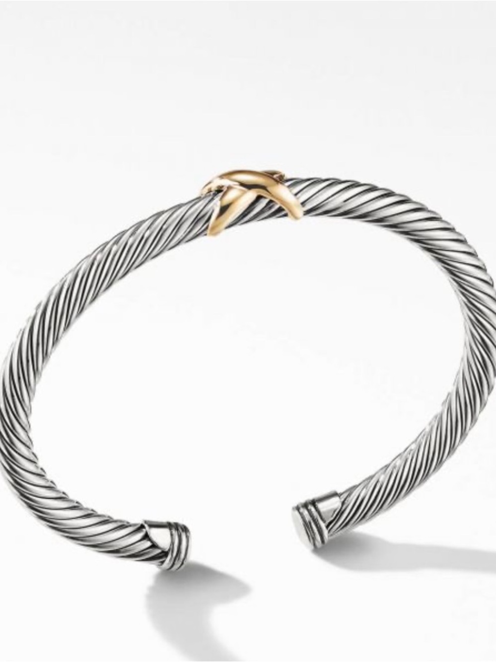 David Yurman Cable Classic Collection X Bracelet 14K